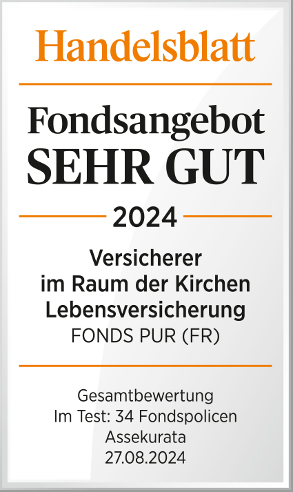 Siegel: Handelsblatt – Fondsangebot SEHR GUT 2024