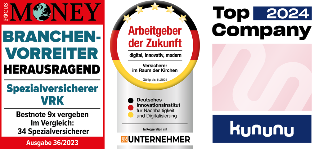 FOCUS MONEY: Branchen-Vorreiter; DIND: Arbeitgeber der Zukunft; kununu: Top Company – 2024