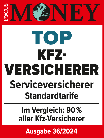 Siegel Focus Money - Top Kfz Versicherer Standardtarife