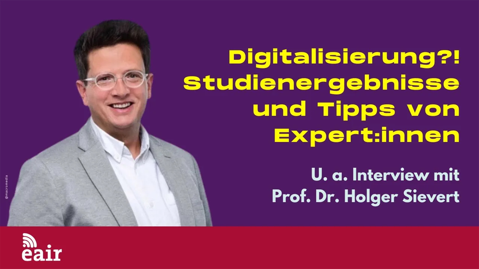 Video-Vorschaubild Prof. Dr. Holger Sievert im Portrait